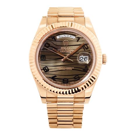 rolex day date 42mm rose gold waive|Rolex everose gold day date.